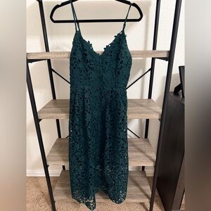 ASTR The Label Forest green dress